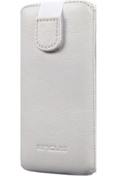 Other Ancus Θήκη & Πουγκί Λευκό για iPhone SE/5/5S/5C Παλαιωμένο Δέρμα