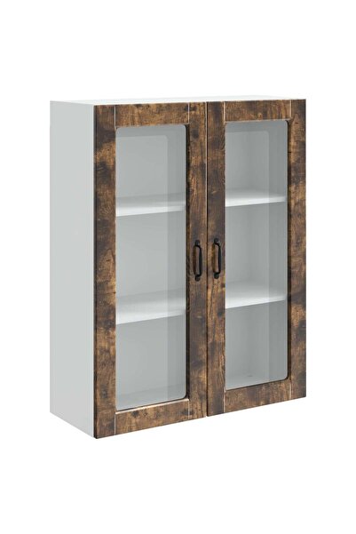 vidaxl Dulap de bucătărie Kalmar Stejar fumuriu 80 x 31 x 100 cm