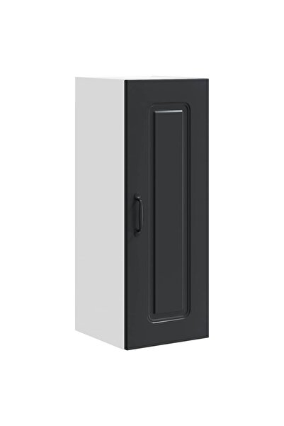 vidaxl Dulap de bucătărie Kalmar Negru 30 x 31 x 80 cm Lemn compozit