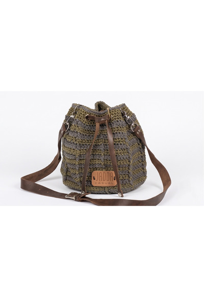 JADDA Handmade Daily Knitted Sports Shoulder Bag Macrame Rope