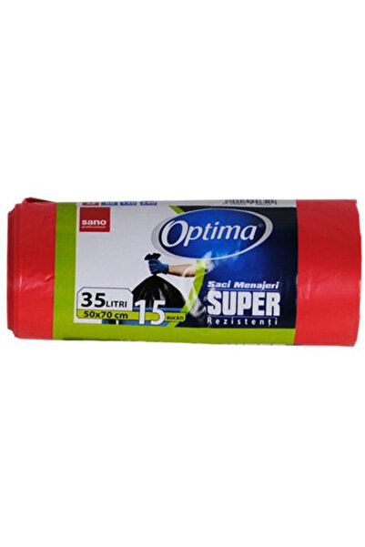 Sano Saci Menajeri Rosii - Optima Super, 35 l, 15 buc