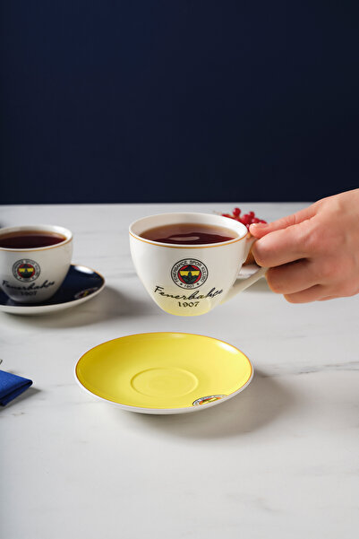 Karaca x Fenerbahçe Lisanslı 2 Kişilik Çay Fincan Takımı 220 ml