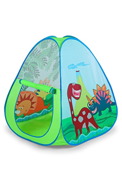 PlayNation Play Nation Dino Theme Pop-Up Play Tent House, Foldable, Encourage...