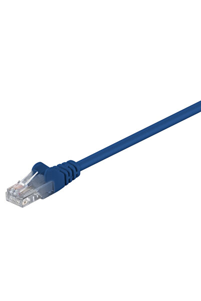 goobay καλώδιο δικτύου 68355, CAT 5e U/UTP, CCA, 2m, μπλε