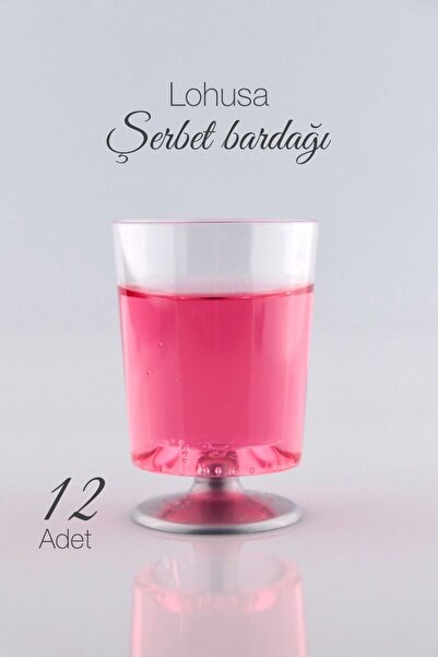 Ezupack 12'Lİ 170 ML Gri Ayaklı Lohusa Zemzem Şerbet İkram Bardağı Kahve Yanı...