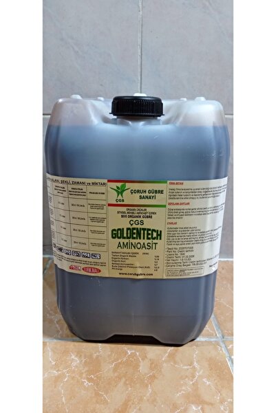 ÇGS - ÇORUH GÜBRE SANAYİ ORGANİK ÜRÜNLER BİTKİSEL MENŞELİ AMİNOASİT İÇEREN OR...