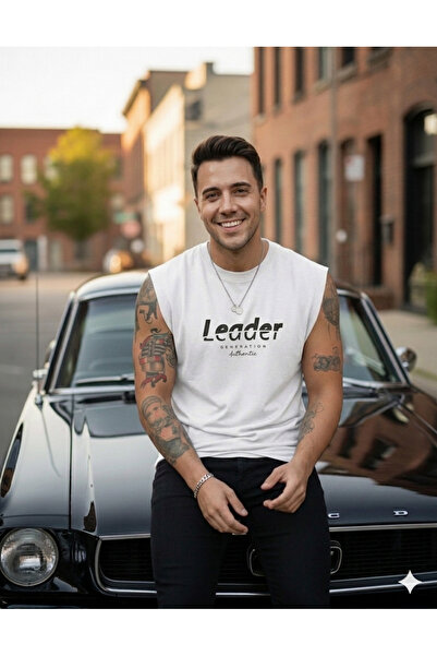 FAVORİST Leader Basıkılı Zero Sleeve T-Shirt