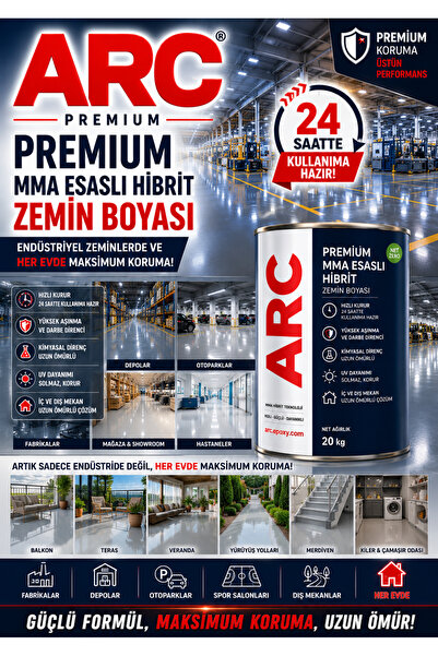 ARCMARİN KİMYA VE DENİZCİLİK HIRDAVAT PREMIUM MMA ESASLI İÇ VE DIŞ MEKANA UYG...