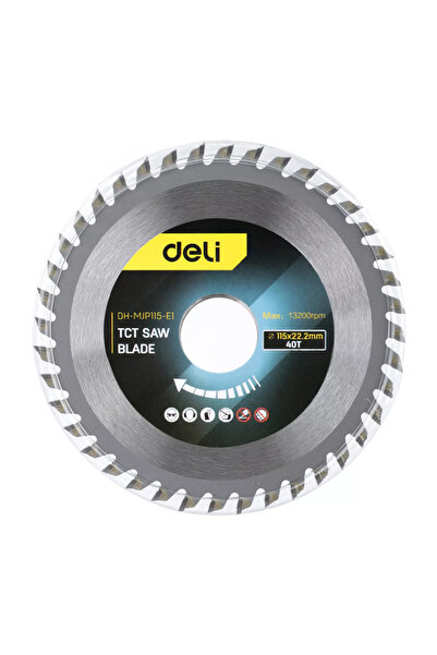 Deli δίσκος κοπής ξύλου DH-MJP115-E1, 40 δόντια, 115mm, 13200rpm