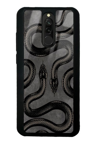 Spoyi Xiaomi Redmi 8 Snake Design Glossy Phone Case