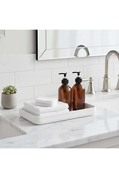 PAN HOME Bia Tray 14.5x3x26cm - White