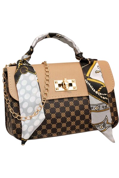 OEM Women's bag, with detachable chain and scarf, shoulder or hand bag, 20x14...