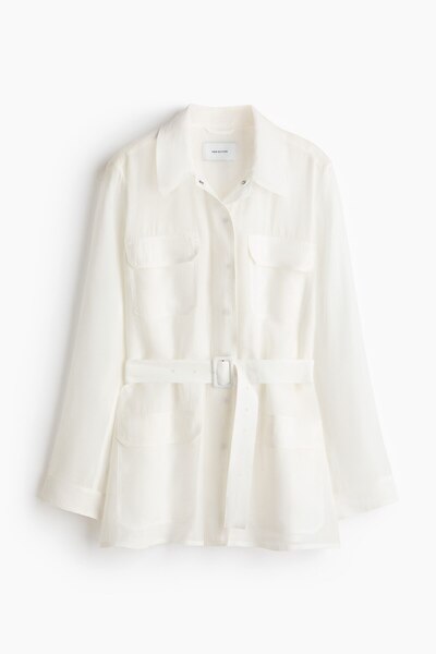 H&M Kemerli Kargo Ceket