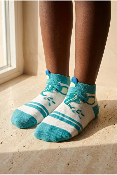 Katia&Bony Children's Animal Patterned Socks Green