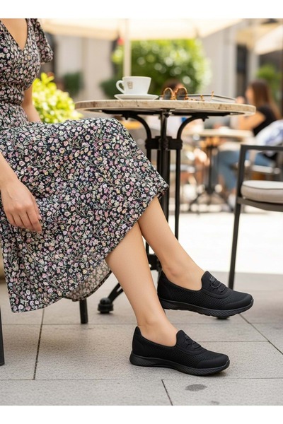 Konfores 2257-Blacksea Pantofi de balerină sport casual pentru femei, ultra-u...