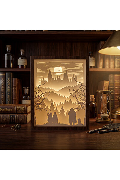 3dlab three-dimensional systems Harry Potter Shadow-Gölge Dekoratif Kitaplık ...