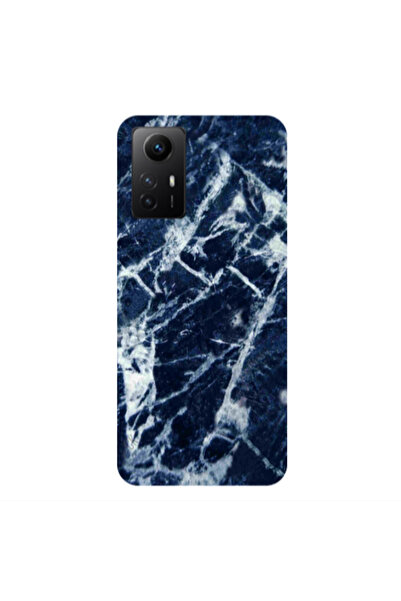 Other Xiaomi Redmi Note 12s Marble Cracked Purple Transparent Silicone TPU Θήκη