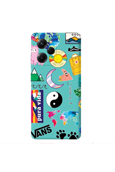 Other Xiaomi Poco X5 Pro Vans Turquoise Colored Silicone TPU Θήκη