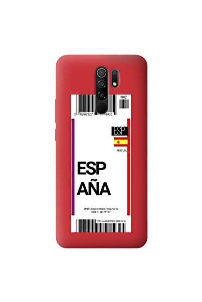 Other Xiaomi Redmi 9 Espana Arrival Red Colored Silicone TPU Θήκη