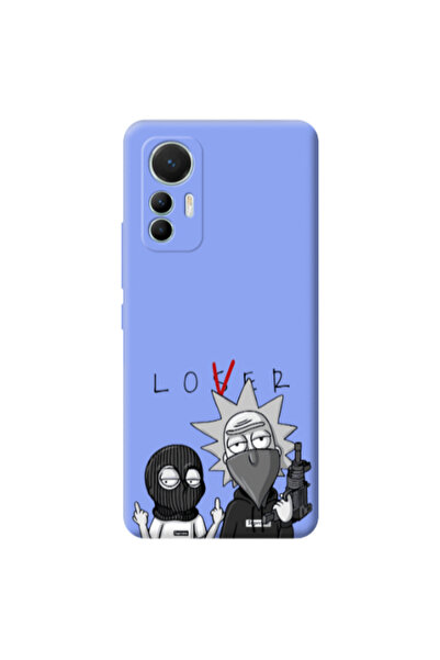 Other Xiaomi Mi 12 Lite Rick Loser Light Purple Colored Silicone TPU Θήκη