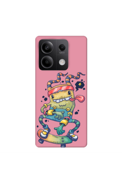 Other Xiaomi Redmi Note 13Pro 5G Dangerous task Pink Colored Silicone TPU Θήκη