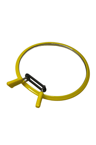 EleganTShoP Nurge Metal Kasnak Yaylı Mandallı Nakış Kasnağı 12,6 cm