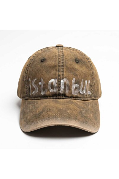Aware Time Unisex Özle Washed Denim Cap Hat