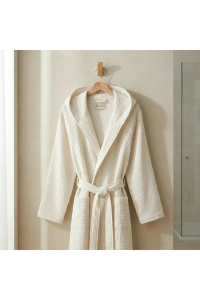 Bej Home Bambu Pike Bornoz & Sabahlık