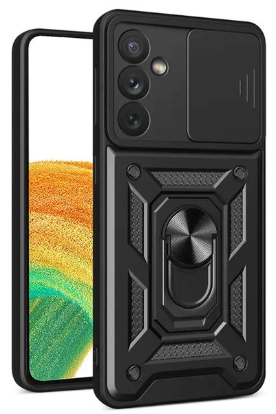 New Face حلقة عدسة سيليكون من SVL-SHOP لهاتف Galaxy S24 FE (214541) - أسود