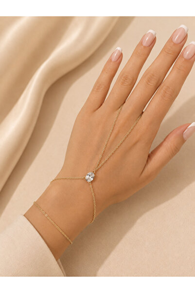 ZEYNORA JEWELLERY Baget Taşlı Çelik Şahmeran