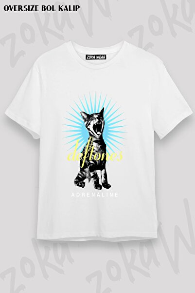 ZOKAWEAR Μπλουζάκι Unisex Loose Fit με στάμπα Deftones v10