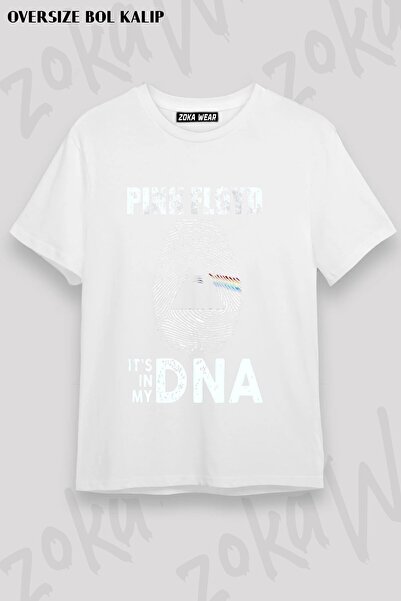 ZOKAWEAR Μπλουζάκι Unisex Loose Fit με στάμπα Pink Floyd v10