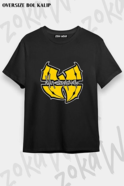 ZOKAWEAR Unisex Loose Fit Wu Tang Clan V22 Printed T-Shirt