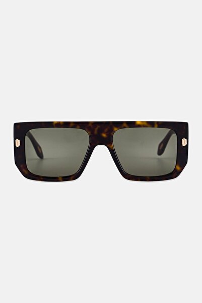 Just Cavalli Women SJC022 Square Sunglasses, Havana Brown