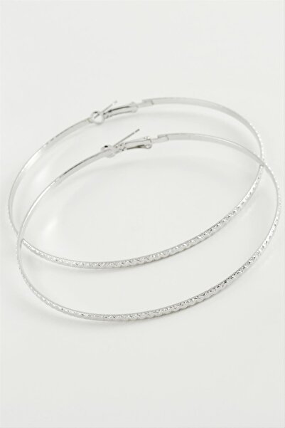 ZERO LAND Svl-Shop Twisted Zigzag Metal Hoop Earrings 8-9-10 (74758) Cm-9 cm