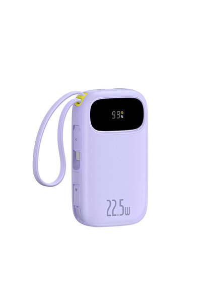 Baseus EnerFill FC31 20000mAh 22.5W Power Bank cu cabluri USB-C și Lightning,...