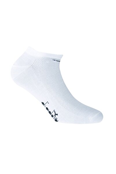 Diadora Set de 3 perechi de șosete unisex, din bumbac, albe