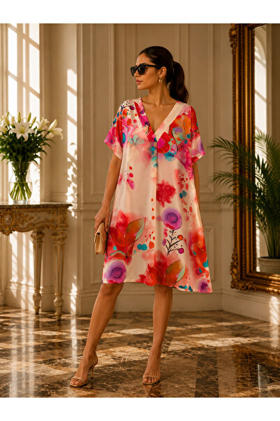 Rainbow Rochie colorata de vara