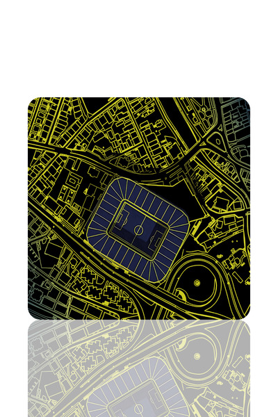 BLS 30x30 cm Mousepad pentru gaming de dimensiuni medii, cu bază anti-aluneca...