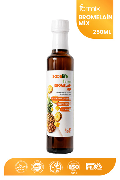 zadelife Formix Bromelain Mix Şurup 250 Ml