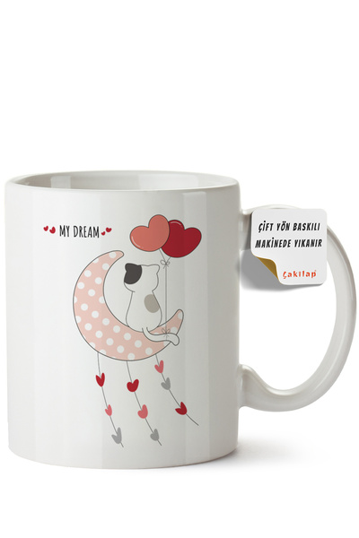 ET ERTAPASSAGE original creative designs Cat Design Printed Porcelain Mug (Do...