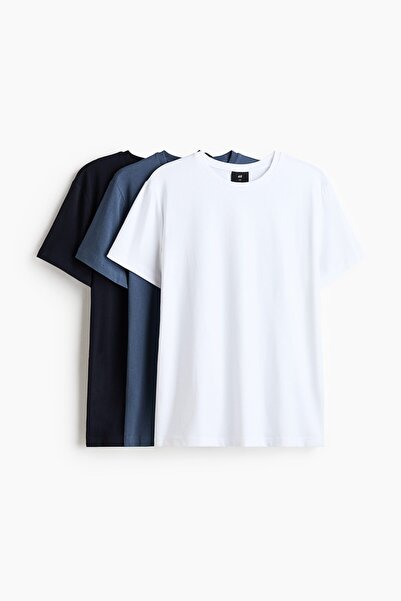 H&M 3'lü Slim Fit Tişört