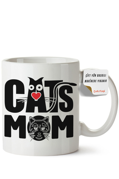 ET ERTAPASSAGE original creative designs Cat Design Printed Porcelain Mug (Do...