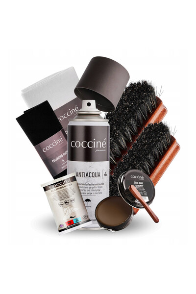 Coccine Set de ingrijire si impregnare a pielii integrale, Coccine, 8 in 1, M...