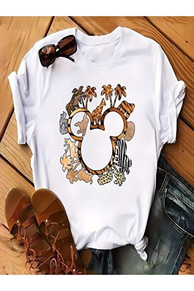 COZYWEAR White Oversize Printed T-Shirt