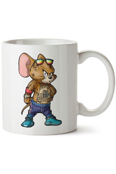 ET ERTAPASSAGE original creative designs Jerry Printed Porcelain Mug, Machine...
