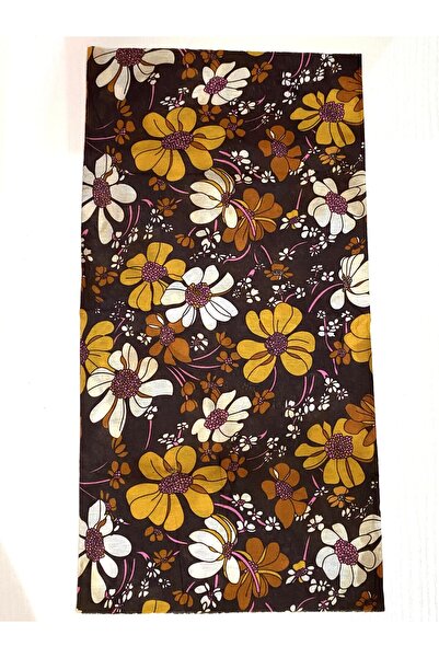 kurukafagift Buff Bandana Brown Color Floral Model
