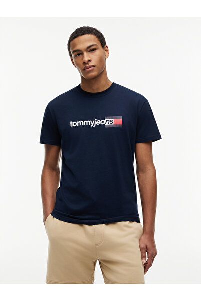 Tommy Jeans Blue Men T-Shirt