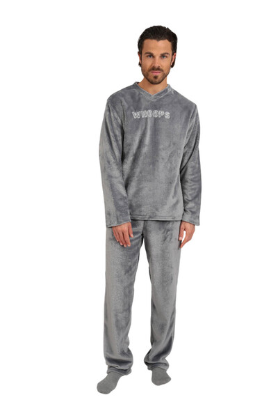 Mario Uomo Πιτζάμα Fleece “Urban Grey”