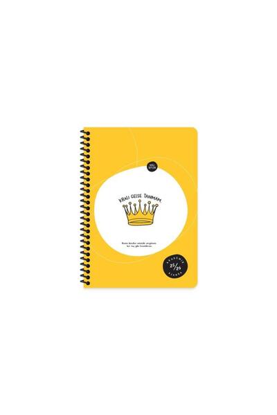 KESKİN COLOR Keskin Hisli Şeyler A5 Spiralli Akademik Ajanda - Kralı Gelse Ta...